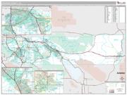 Riverside County, CA <br /> Wall Map <br /> Premium Style 2024 Map