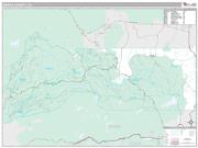 Sierra County, CA <br /> Wall Map <br /> Premium Style 2024 Map