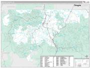 Siskiyou County, CA <br /> Wall Map <br /> Premium Style 2024 Map
