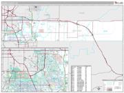 Arapahoe County, CO <br /> Wall Map <br /> Premium Style 2024 Map