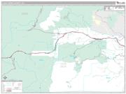 Clear Creek County, CO <br /> Wall Map <br /> Premium Style 2024 Map
