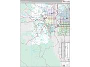 Jefferson County, CO <br /> Wall Map <br /> Premium Style 2024 Map