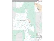 Routt County, CO <br /> Wall Map <br /> Premium Style 2024 Map