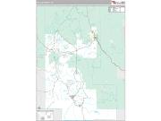 Teller County, CO <br /> Wall Map <br /> Premium Style 2024 Map