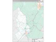 Habersham County, GA <br /> Wall Map <br /> Premium Style 2024 Map