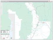 Boundary County, ID <br /> Wall Map <br /> Premium Style 2024 Map