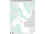 Butte County, ID <br /> Wall Map <br /> Premium Style 2024 Map
