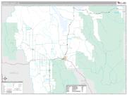 Caribou County, ID <br /> Wall Map <br /> Premium Style 2024 Map