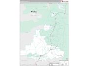 Fremont County, ID <br /> Wall Map <br /> Premium Style 2024 Map