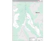 Lemhi County, ID <br /> Wall Map <br /> Premium Style 2024 Map