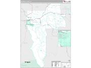 Nez Perce County, ID <br /> Wall Map <br /> Premium Style 2024 Map