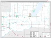 Clinton County, IL <br /> Wall Map <br /> Premium Style 2024 Map
