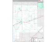 Fayette County, IL <br /> Wall Map <br /> Premium Style 2024 Map