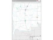 Greene County, IL <br /> Wall Map <br /> Premium Style 2024 Map