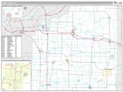 Henry County, IL <br /> Wall Map <br /> Premium Style 2024 Map