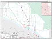 Massac County, IL <br /> Wall Map <br /> Premium Style 2024 Map