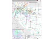 St. Clair County, IL <br /> Wall Map <br /> Premium Style 2024 Map