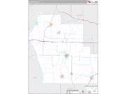 Scott County, IL <br /> Wall Map <br /> Premium Style 2024 Map