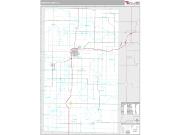 Warren County, IL <br /> Wall Map <br /> Premium Style 2024 Map