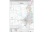 Winnebago County, IL <br /> Wall Map <br /> Premium Style 2024 Map