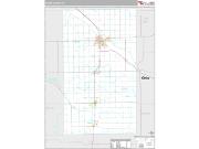 Adams County, IN <br /> Wall Map <br /> Premium Style 2024 Map