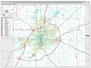 Allen County, IN <br /> Wall Map <br /> Premium Style 2024 Map