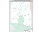 Brown County, IN <br /> Wall Map <br /> Premium Style 2024 Map