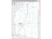 Daviess County, IN <br /> Wall Map <br /> Premium Style 2024 Map