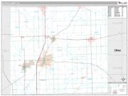 DeKalb County, IN <br /> Wall Map <br /> Premium Style 2024 Map