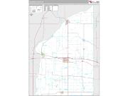 Fountain County, IN <br /> Wall Map <br /> Premium Style 2024 Map