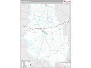 Harrison County, IN <br /> Wall Map <br /> Premium Style 2024 Map