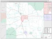 Lawrence County, IN <br /> Wall Map <br /> Premium Style 2024 Map