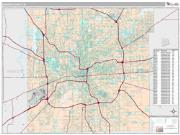 Marion County, IN <br /> Wall Map <br /> Premium Style 2024 Map