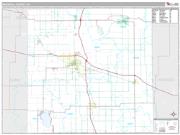 Marshall County, IN <br /> Wall Map <br /> Premium Style 2024 Map
