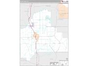 Scott County, IN <br /> Wall Map <br /> Premium Style 2024 Map