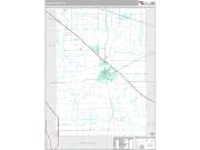 Shelby County, IN <br /> Wall Map <br /> Premium Style 2024 Map
