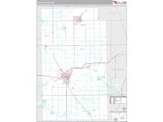 Wabash County, IN <br /> Wall Map <br /> Premium Style 2024 Map