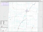 Anderson County, KS <br /> Wall Map <br /> Premium Style 2024 Map