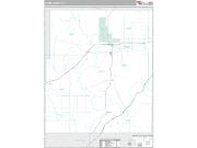Chase County, KS <br /> Wall Map <br /> Premium Style 2024 Map