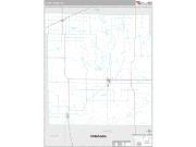 Clark County, KS <br /> Wall Map <br /> Premium Style 2024 Map