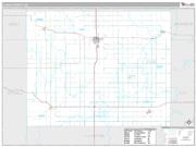 Cloud County, KS <br /> Wall Map <br /> Premium Style 2024 Map