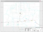 Elk County, KS <br /> Wall Map <br /> Premium Style 2024 Map