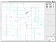 Harper County, KS <br /> Wall Map <br /> Premium Style 2024 Map