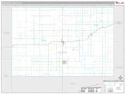 Hodgeman County, KS <br /> Wall Map <br /> Premium Style 2024 Map