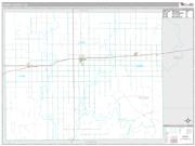 Kiowa County, KS <br /> Wall Map <br /> Premium Style 2024 Map