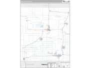 Montgomery County, KS <br /> Wall Map <br /> Premium Style 2024 Map