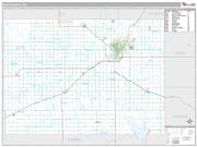 Reno County, KS <br /> Wall Map <br /> Premium Style 2024 Map