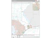 Riley County, KS <br /> Wall Map <br /> Premium Style 2024 Map