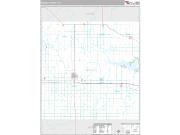 Russell County, KS <br /> Wall Map <br /> Premium Style 2024 Map