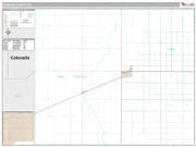 Stanton County, KS <br /> Wall Map <br /> Premium Style 2024 Map